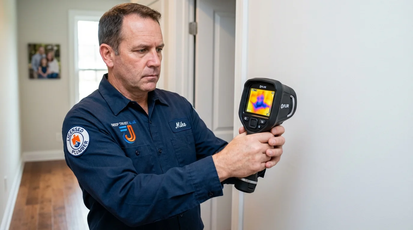Thermal imaging leak detection by Johns Plumbing LLC in La Habra